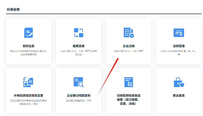 簡(jiǎn)易注銷(xiāo)公司網(wǎng)上操作流程